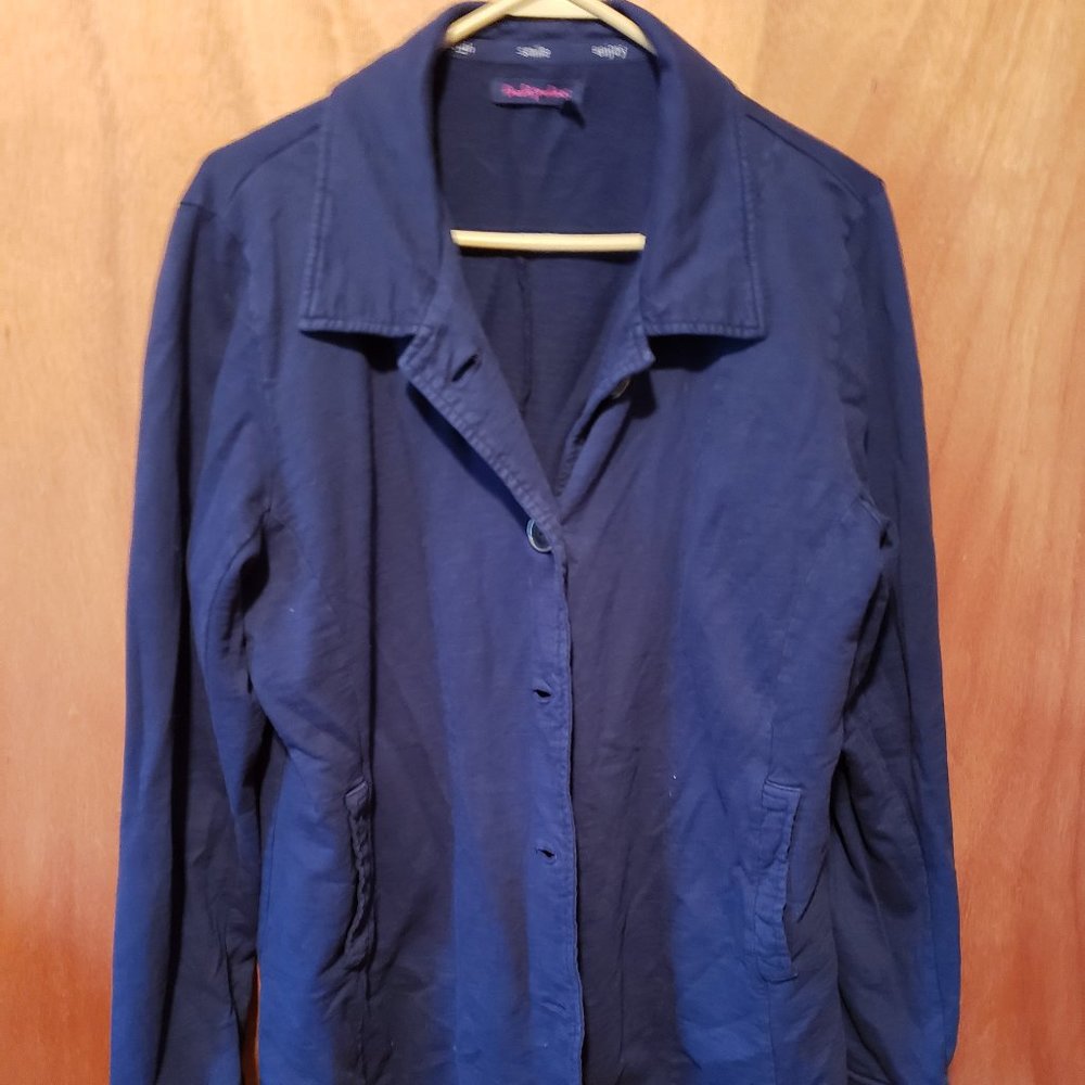 Fresh Produce Navy Cotton Jacket